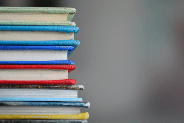 A stack of books